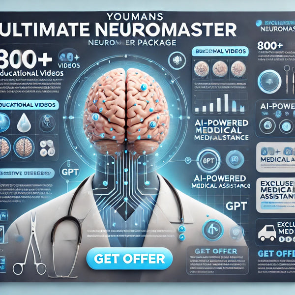 Youmans NeuroMaster Pro Bundle: Master Neurology with 800+ Videos, 8 Ebooks & AI Smart Guide