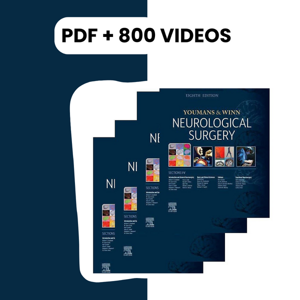 Youmans and Winn Neurological Surgery: 4 - Volume Set, 8th Edition (PDF + Videos)