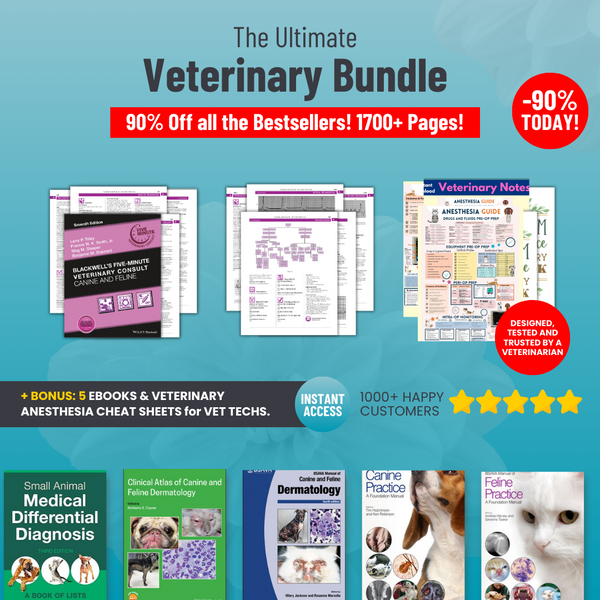 Blackwell’s Five-Minute Veterinary Consult: Canine and Feline, 7th Edition Bundle + 5 ebooks